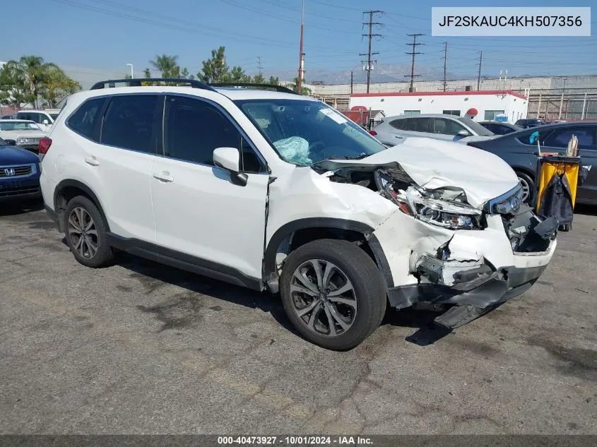 2019 Subaru Forester Limited VIN: JF2SKAUC4KH507356 Lot: 40473927