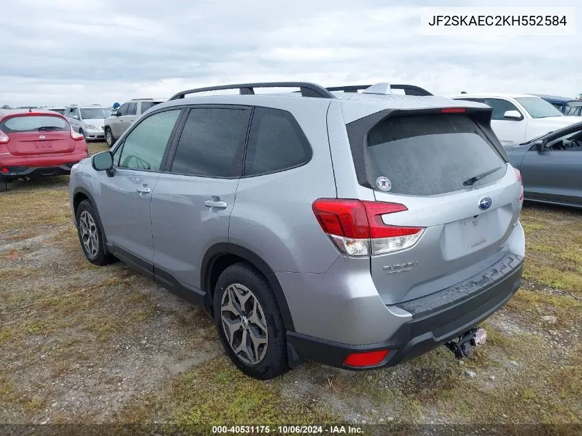 JF2SKAEC2KH552584 2019 Subaru Forester Premium