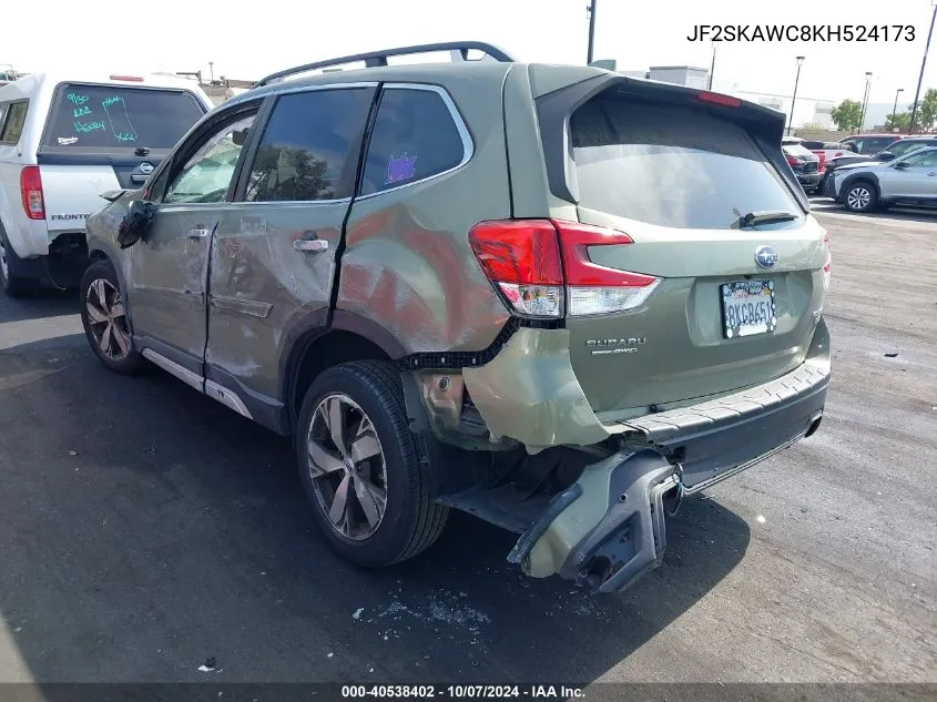 2019 Subaru Forester Touring VIN: JF2SKAWC8KH524173 Lot: 40538402