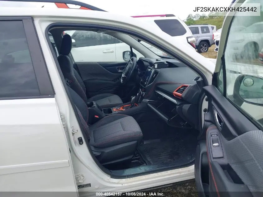 JF2SKAKCXKH425442 2019 Subaru Forester Sport