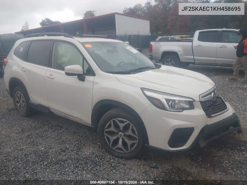 2019 Subaru Forester Premium VIN: JF2SKAEC1KH458695 Lot: 40587104