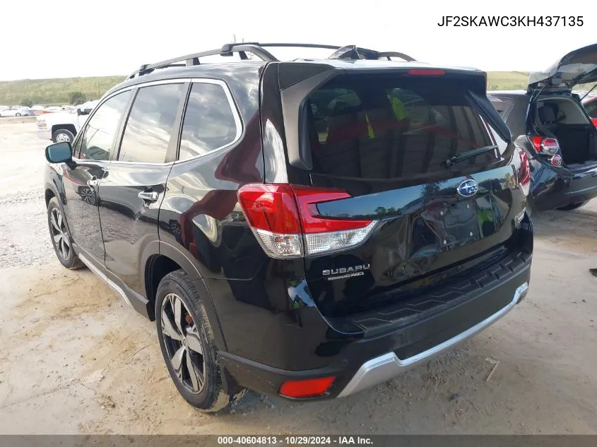 2019 Subaru Forester Touring VIN: JF2SKAWC3KH437135 Lot: 40604813