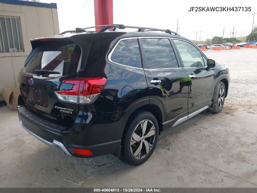 2019 Subaru Forester Touring VIN: JF2SKAWC3KH437135 Lot: 40604813