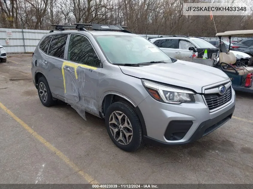 2019 Subaru Forester Premium VIN: JF2SKAEC9KH433348 Lot: 40823039