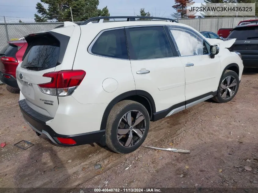 2019 Subaru Forester Touring VIN: JF2SKAWC3KH436325 Lot: 40848782