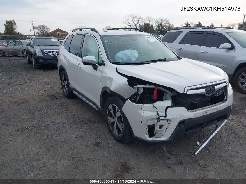 2019 Subaru Forester Touring VIN: JF2SKAWC1KH514973 Lot: 40885341