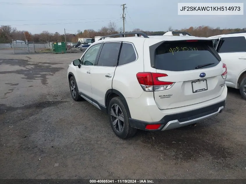 2019 Subaru Forester Touring VIN: JF2SKAWC1KH514973 Lot: 40885341