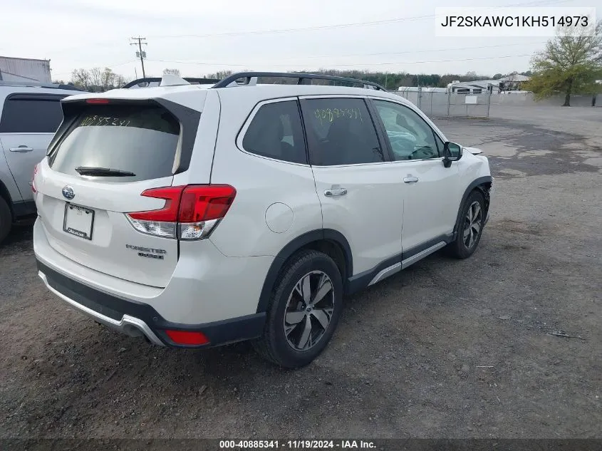 2019 Subaru Forester Touring VIN: JF2SKAWC1KH514973 Lot: 40885341