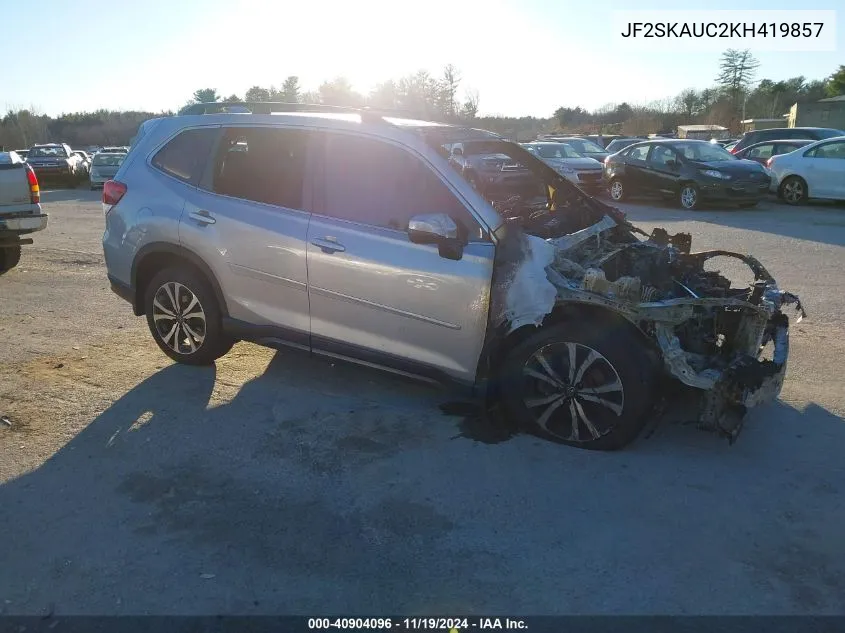 2019 Subaru Forester Limited VIN: JF2SKAUC2KH419857 Lot: 40904096