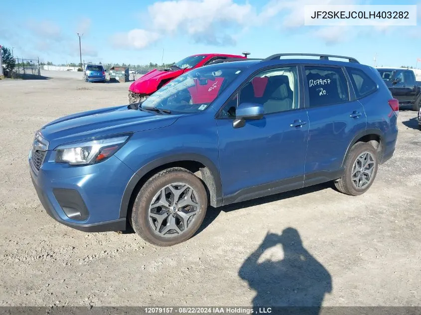 2020 Subaru Forester Touring VIN: JF2SKEJC0LH403282 Lot: 12079157