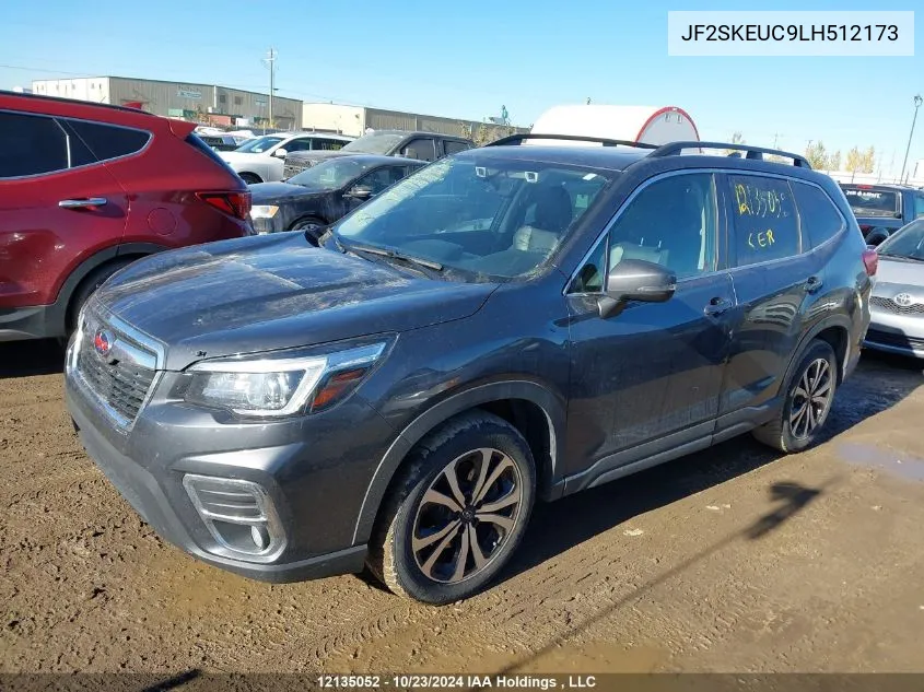 2020 Subaru Forester VIN: JF2SKEUC9LH512173 Lot: 12135052