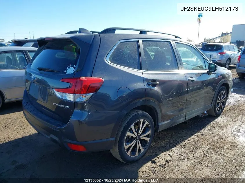 2020 Subaru Forester VIN: JF2SKEUC9LH512173 Lot: 12135052