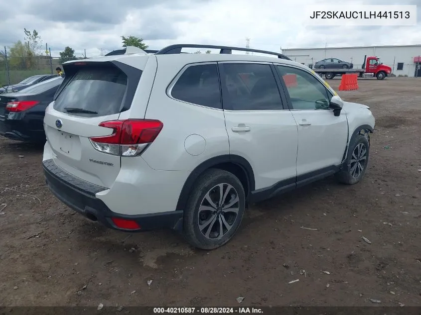 2020 Subaru Forester Limited VIN: JF2SKAUC1LH441513 Lot: 40210587