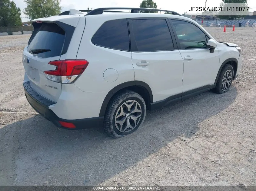 JF2SKAJC7LH418077 2020 Subaru Forester Premium