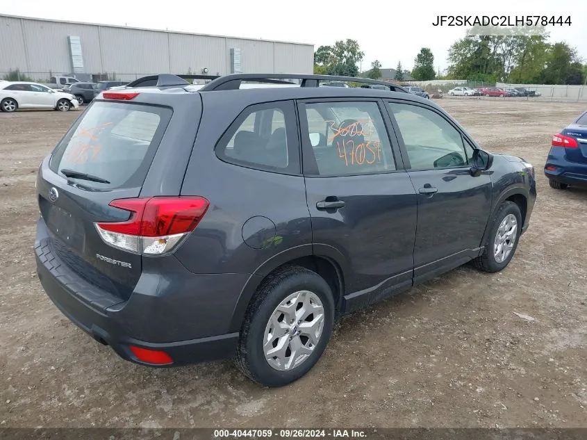 JF2SKADC2LH578444 2020 Subaru Forester