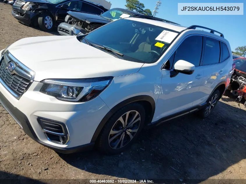 2020 Subaru Forester Limited VIN: JF2SKAUC6LH543079 Lot: 40463052