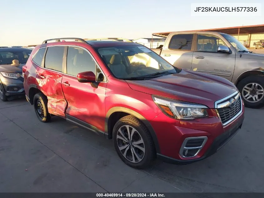 2020 Subaru Forester Limited VIN: JF2SKAUC5LH577336 Lot: 40469914