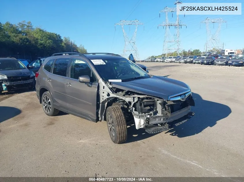 2020 Subaru Forester Limited VIN: JF2SKASCXLH425524 Lot: 40497723