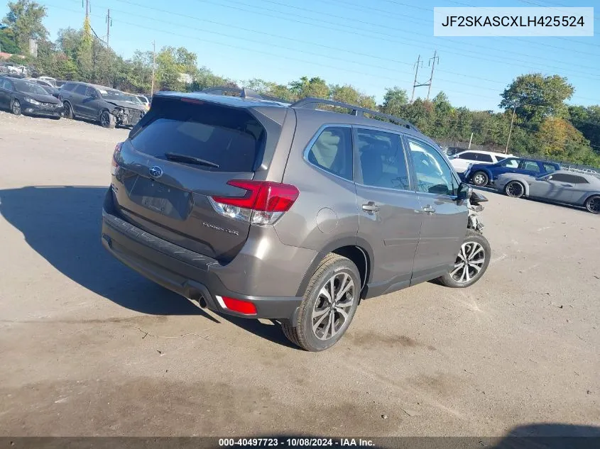 2020 Subaru Forester Limited VIN: JF2SKASCXLH425524 Lot: 40497723