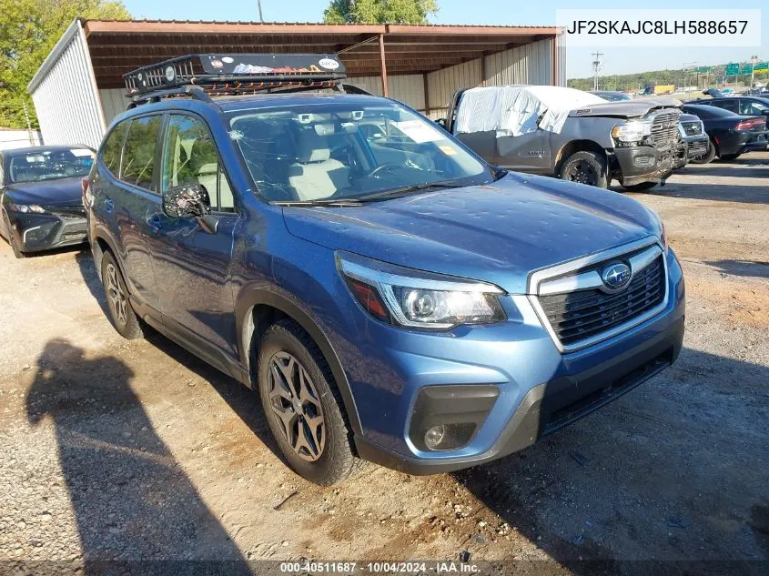 2020 Subaru Forester Premium VIN: JF2SKAJC8LH588657 Lot: 40511687