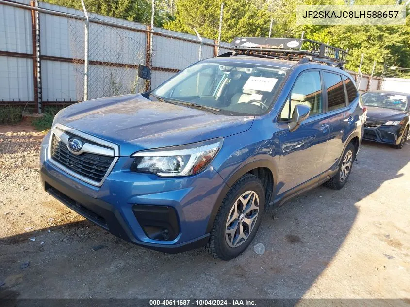 2020 Subaru Forester Premium VIN: JF2SKAJC8LH588657 Lot: 40511687