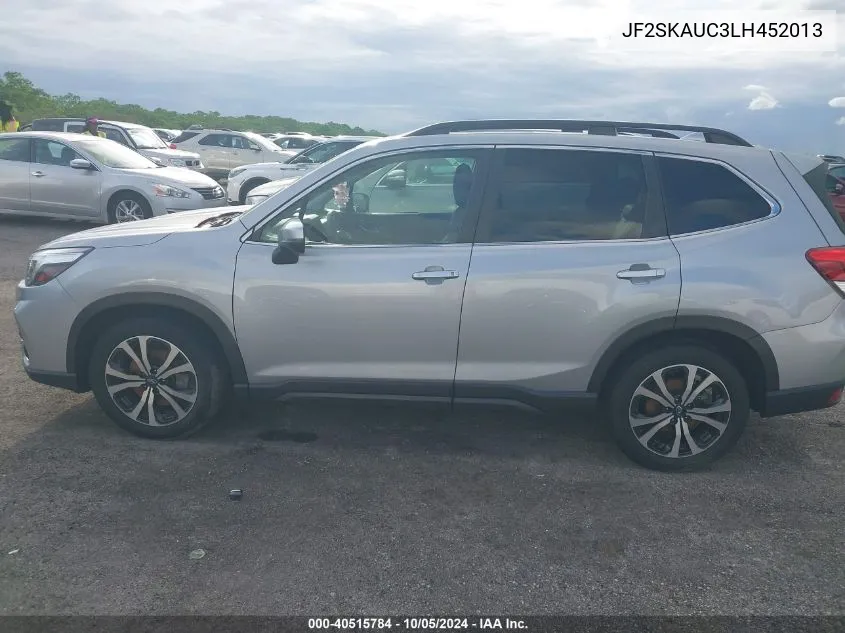 2020 Subaru Forester Limited VIN: JF2SKAUC3LH452013 Lot: 40515784