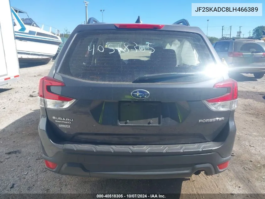 2020 Subaru Forester VIN: JF2SKADC8LH466389 Lot: 40518305