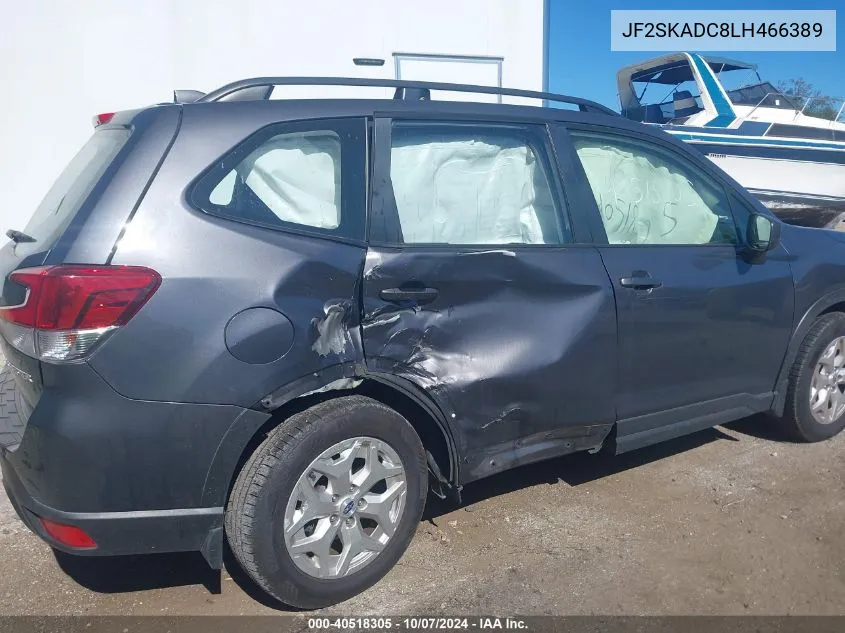 2020 Subaru Forester VIN: JF2SKADC8LH466389 Lot: 40518305