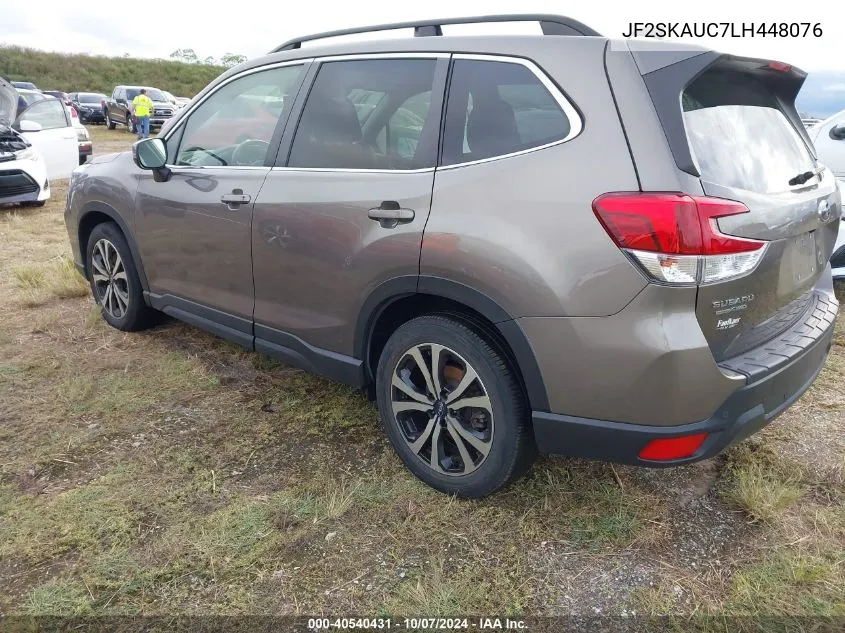 2020 Subaru Forester Limited VIN: JF2SKAUC7LH448076 Lot: 40540431