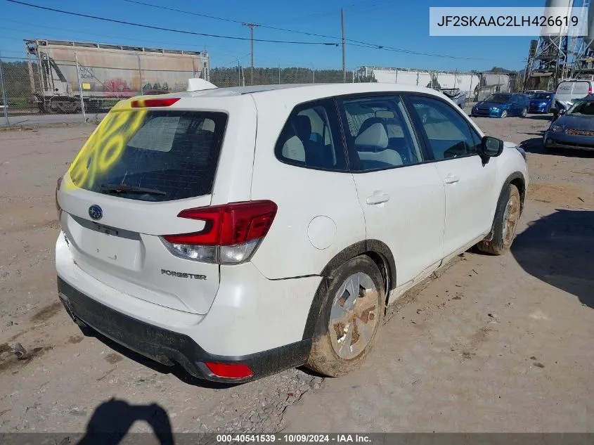 JF2SKAAC2LH426619 2020 Subaru Forester