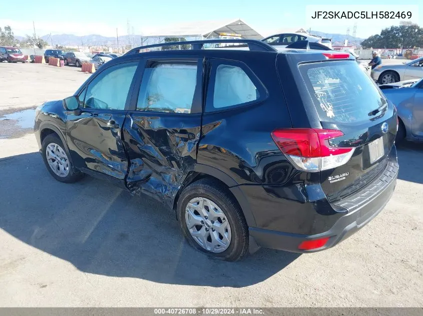 2020 Subaru Forester VIN: JF2SKADC5LH582469 Lot: 40726708