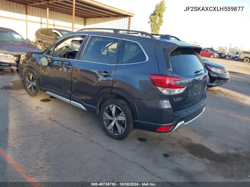 2020 Subaru Forester Touring VIN: JF2SKAXCXLH559877 Lot: 40738750