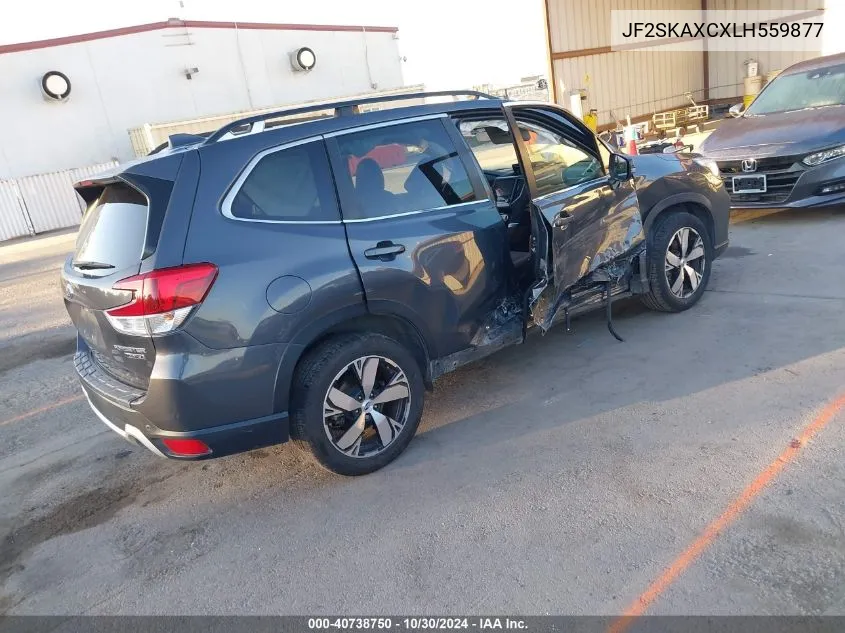 2020 Subaru Forester Touring VIN: JF2SKAXCXLH559877 Lot: 40738750