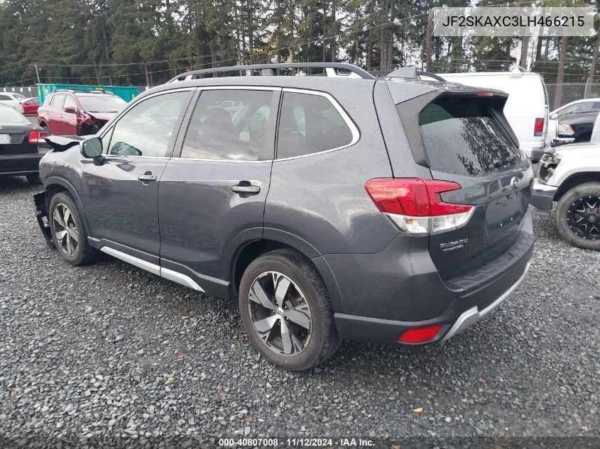 2020 Subaru Forester Touring VIN: JF2SKAXC3LH466215 Lot: 40807008