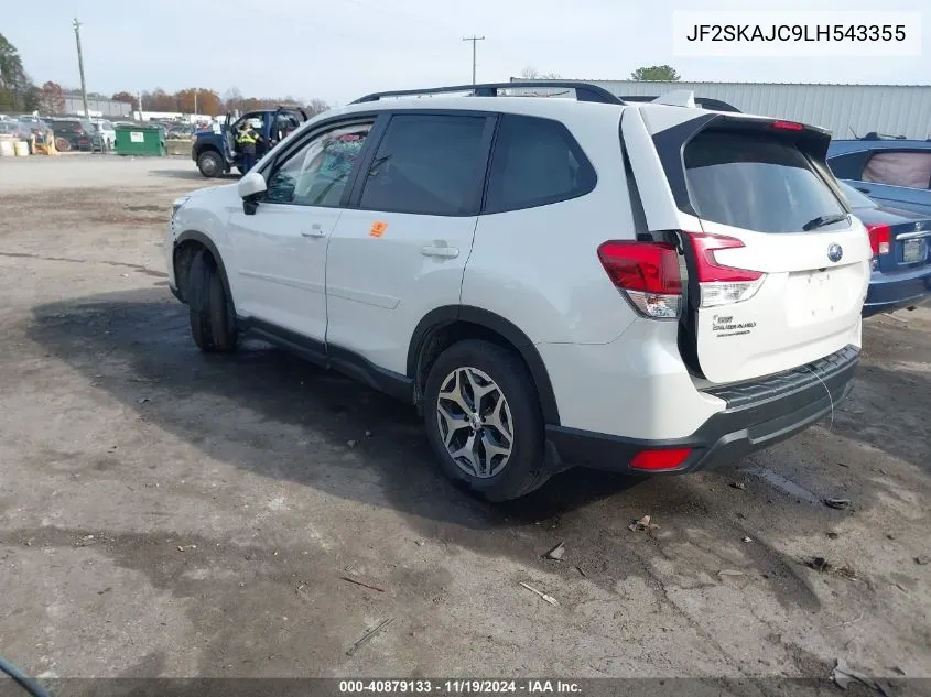 2020 Subaru Forester Premium VIN: JF2SKAJC9LH543355 Lot: 40879133