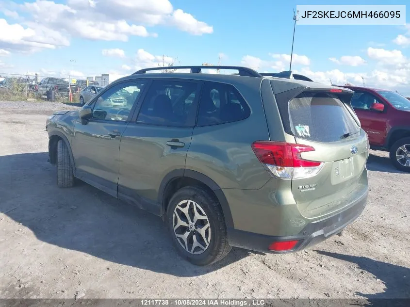 2021 Subaru Forester VIN: JF2SKEJC6MH466095 Lot: 12117738