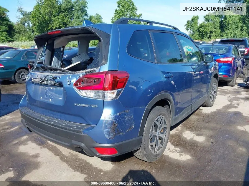 2021 Subaru Forester Premium VIN: JF2SKAJC0MH541141 Lot: 39680408