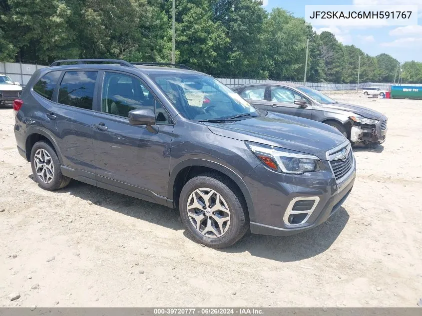 2021 Subaru Forester Premium VIN: JF2SKAJC6MH591767 Lot: 39720777