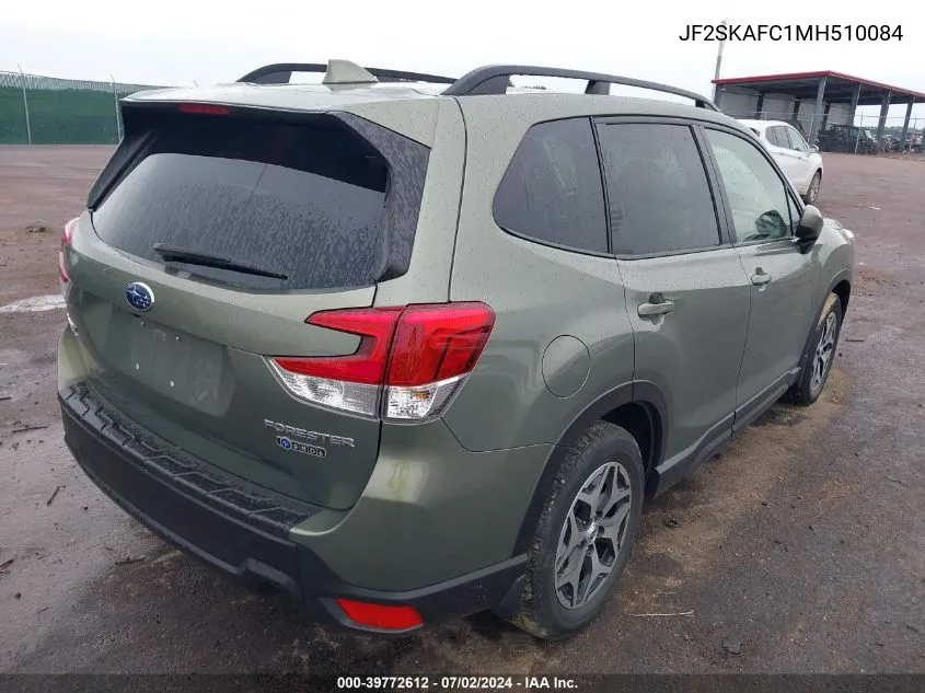 JF2SKAFC1MH510084 2021 Subaru Forester Premium