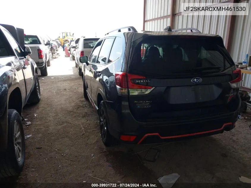 2021 Subaru Forester Sport VIN: JF2SKARCXMH461530 Lot: 39931722