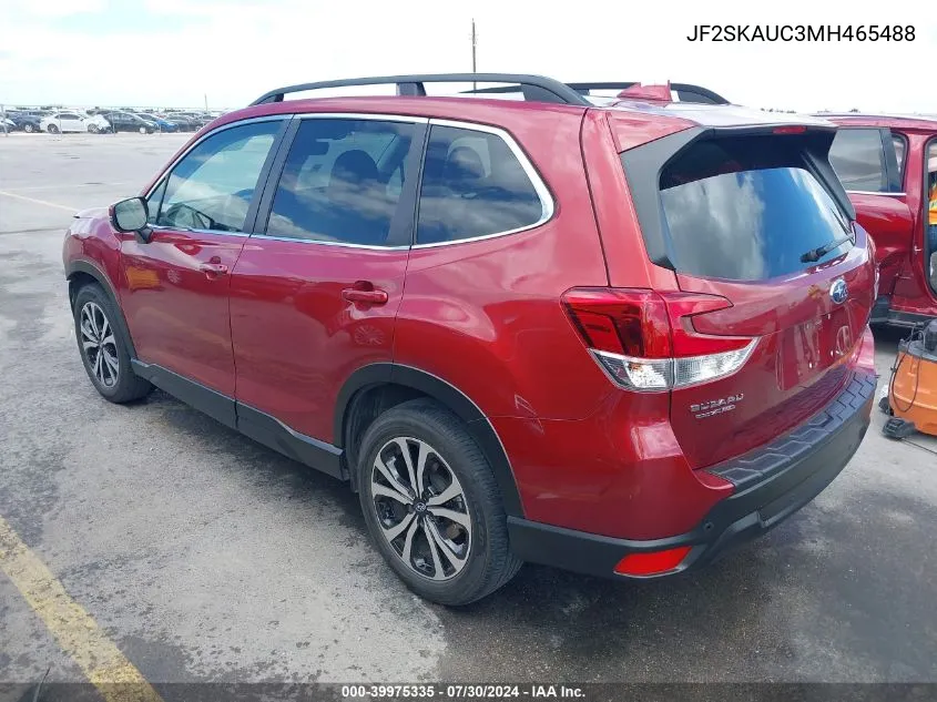 JF2SKAUC3MH465488 2021 Subaru Forester Limited