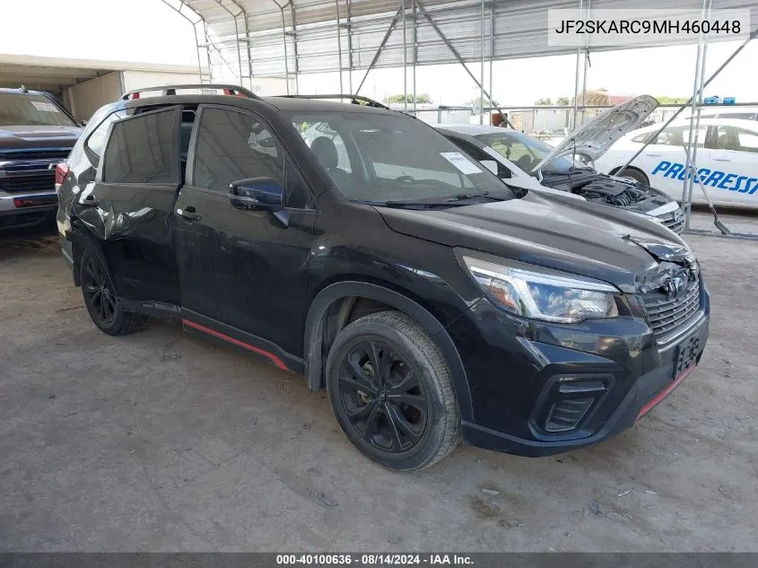 2021 Subaru Forester Sport VIN: JF2SKARC9MH460448 Lot: 40100636