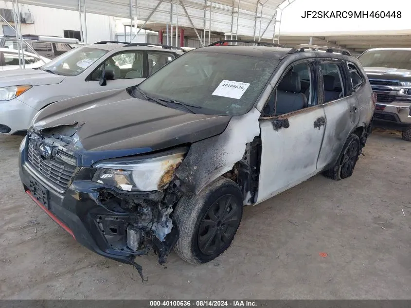 2021 Subaru Forester Sport VIN: JF2SKARC9MH460448 Lot: 40100636