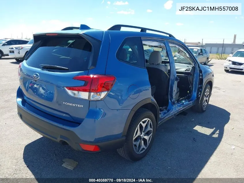 2021 Subaru Forester Premium VIN: JF2SKAJC1MH557008 Lot: 40359770