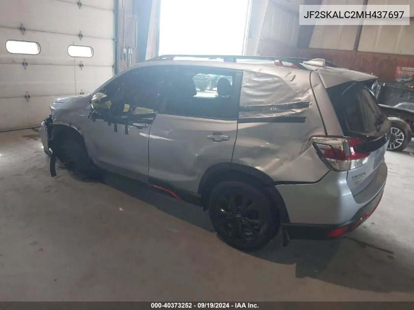 2021 Subaru Forester Sport VIN: JF2SKALC2MH437697 Lot: 40373252