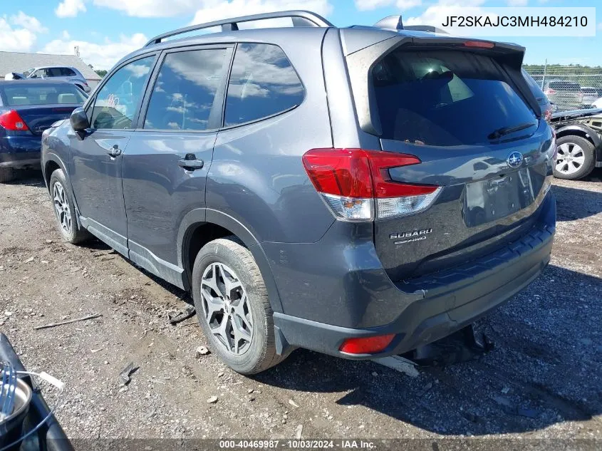 JF2SKAJC3MH484210 2021 Subaru Forester Premium