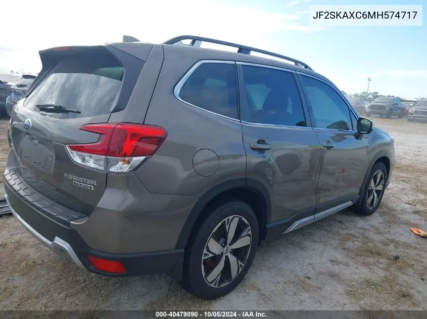 2021 Subaru Forester Touring VIN: JF2SKAXC6MH574717 Lot: 40479890