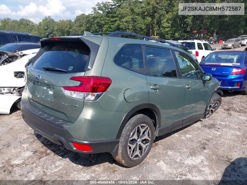 JF2SKAJC8MH572587 2021 Subaru Forester Premium