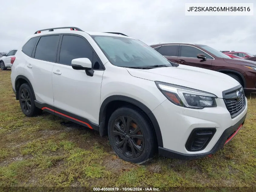 JF2SKARC6MH584516 2021 Subaru Forester Sport