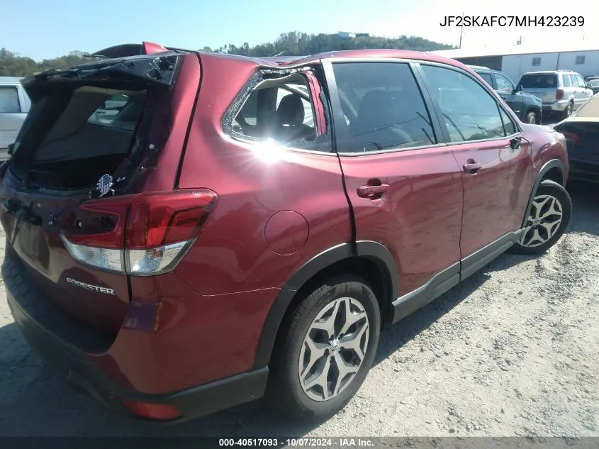 JF2SKAFC7MH423239 2021 Subaru Forester Premium